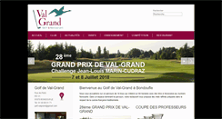 Desktop Screenshot of golf-de-val-grand.com